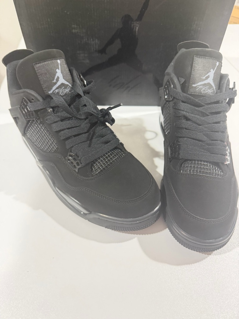 Nike Jordan 4 Retro Black Cat BLACK OUT Sneakers BRAND NEW